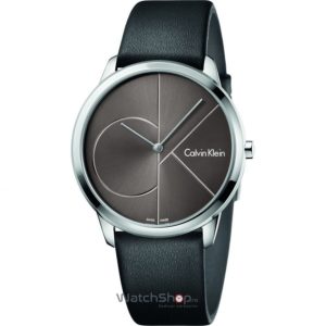 Ceas Calvin Klein de Mana Barbatesc Original cu Mecanism Quartz Quartz – Modelul Minimal K3M211C3