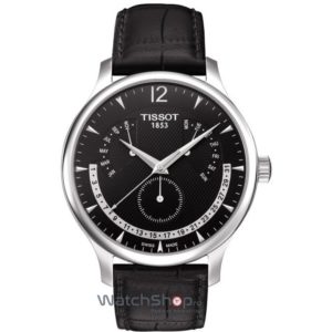 Ceas Tissot T-CLASSIC T063.637.16.057.00 Tradition Perpetual Calendar original de mana pentru barbati