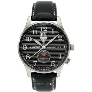 Ceas Junkers IRON ANNIE JU52 6640-2 Dual Time original de mana pentru barbati