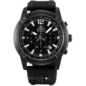 Ceas Orient negru de mana SPORTY QUARTZ FTW01002B0 pentru barbati