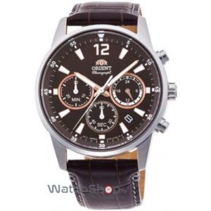 Ceas Orient SPORTY QUARTZ KV0006Y10B Cronograf original de mana pentru barbati