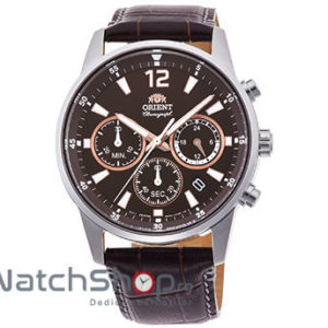 Ceas Orient SPORTY QUARTZ RA-KV0006Y Cronograf original de mana pentru barbati