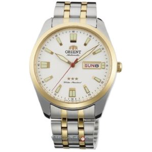 Ceas barbatesc original cu design elegant Orient THREE STAR RA-AB0028S19B cu mecanism Automatic