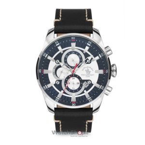 Ceas Santa Barbara Polo LEGEND SB.7.1124.3 Dual Time original de mana pentru barbati