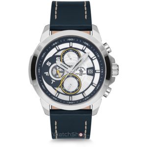 Ceas Santa Barbara Polo LEGEND SB.7.1145.8 Dual Time original de mana pentru barbati