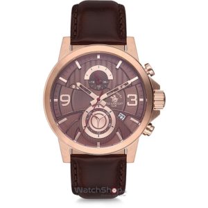 Ceas Santa Barbara Polo LEGEND SB.7.1149.3 Dual Time original de mana pentru barbati