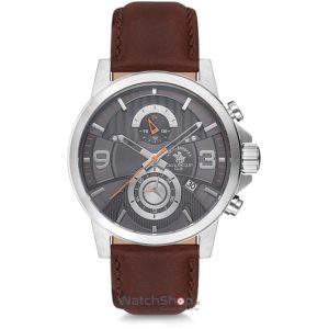 Ceas origianl Santa Barbara Polo de mana barbatesc LEGEND SB.7.1149.4 Dual Time