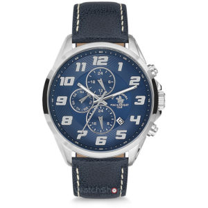 Ceas Santa Barbara Polo NOBLE SB.7.1121.1 Dual Time original de mana pentru barbati