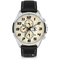 Ceas Santa Barbara Polo NOBLE SB.7.1121.3 Dual Time original de mana pentru barbati