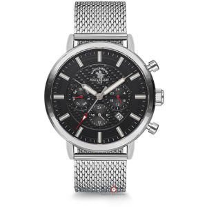 Ceas Santa Barbara Polo NOBLE SB.7.1135.4 Dual Time original de mana pentru barbati