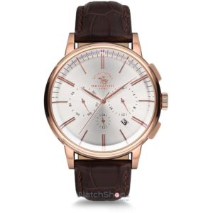 Ceas Santa Barbara Polo NOBLE SB.7.1140.5 Dual Time original de mana pentru barbati