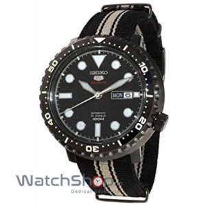 Ceas de mana Seiko 5 original pentru barbati SPORTS BOTTLE CAP SRPC67K1 cu mecanism automatic