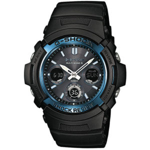 Ceas barbatesc Casio G-Shock AWG-M100A-1AER cu mecanism solar