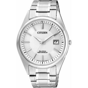 Ceas original argintiu Citizen pentru barbati Eco-Drive AS2050-87A cu mecanism solar